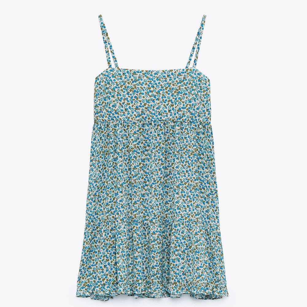 NWT❗️Zara | Floral Print Mini Dress - Picture 6 of 8